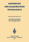 Cover: Hilfsmechanismen des Stoffwechsels I - Springer