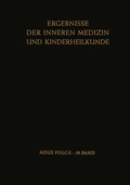 Cover: Ergebnisse der Inneren Medizin und Kinderheilkunde - Springer