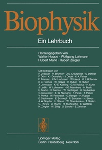 Enlarge image Cover: Biophysik - Springer