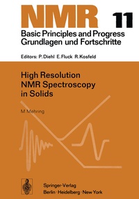 Enlarge image Cover: High Resolution NMR Spectroscopy in Solids - Springer