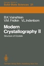 Cover: Modern Crystallography II - Springer