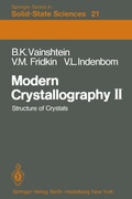 Cover: Modern Crystallography II - Springer