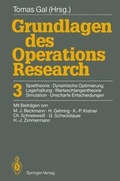 Cover: Grundlagen des Operations Research - Springer