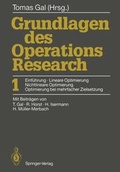 Cover: Grundlagen des Operations Research - Springer