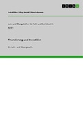 Cover: Finanzierung und Investition - GRIN Verlag