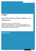 Cover: Franz Xaver Messerschmidt - Bildnisse von Zeitgenossen - GRIN Verlag