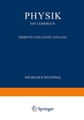 Cover: Physik ein Lehrbuch - Springer