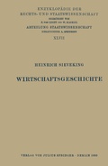 Cover: Wirtschaftsgeschichte - Springer