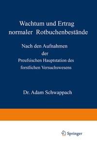 Abbildung von: Wachstum und Ertrag normaler Rotbuchenbestände - Springer