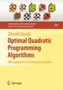 Cover: Optimal Quadratic Programming Algorithms - Springer