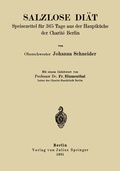 Cover: Salzlose Di&auml;t - Springer