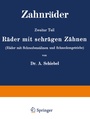Cover: Zahnräder - Springer