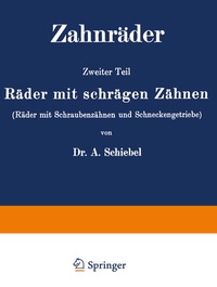 Enlarge image Cover: Zahnräder - Springer