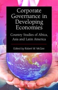 Cover: Corporate Governance in Developing Economies - Springer