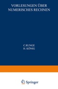 Cover: Vorlesungen &uuml;ber Numerisches Rechnen - Springer