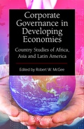 Cover: Corporate Governance in Developing Economies - Springer