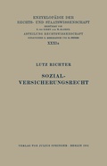 Cover: Sozialversicherungsrecht - Springer