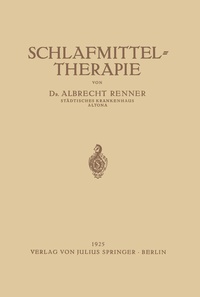 Abbildung von: Schlafmittel-Therapie - Springer