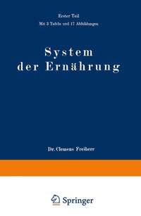Abbildung von: System der Ernährung - Springer
