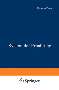 Abbildung von: System der Ernährung - Springer