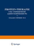 Cover: Protein-Therapie und Unspezifische Leistungssteigerung - Springer