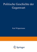 Cover: Politische Geschichte der Gegenwart - Springer