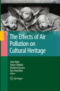 Cover: The Effects of Air Pollution on Cultural Heritage - Birkhauser Boston Inc