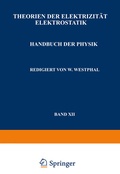 Cover: Theorien der Elektrizit&auml;t Elektrostatik - Springer