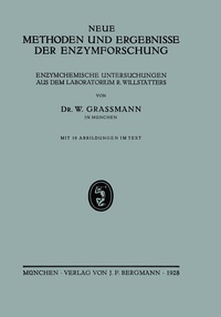 Abbildung von: Neue Methoden und Ergebnisse der Enzymforschung - Springer