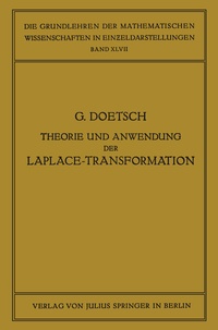 Abbildung von: Theorie und Anwendung der Laplace-Transformation - Springer