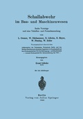 Cover: Schallabwehr im Bau- und Maschinenwesen - Springer