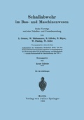Cover: Schallabwehr im Bau- und Maschinenwesen - Springer