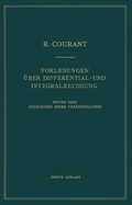 Cover: Vorlesungen &Uuml;ber Differential- und Integralrechnung - Springer