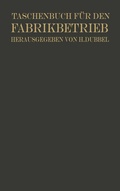 Cover: Taschenbuch f&uuml;r den Fabrikbetrieb - Springer