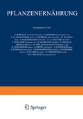 Cover: PflanZenern&auml;hrung - Springer
