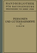 Cover: Personen- und G&uuml;terbahnh&ouml;fe - Springer
