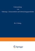 Cover: Untersuchung von Nahrungs-, Genussmitteln und Gebrauchsgegenst&auml;nden - Springer