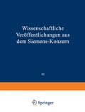 Cover: Wissenschaftliche Ver&ouml;ffentlichungen aus dem Siemens-Konzern - Springer