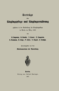 Abbildung von: Vorträge über Säuglingspflege und Säuglingsernährung - Springer