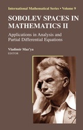 Cover: Sobolev Spaces in Mathematics II - Springer