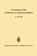 Cover: Proceedings of the Conference on Categorical Algebra - Springer