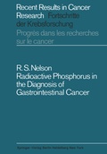 Cover: Radioactive Phosphorus in the Diagnosis of Gastrointestinal Cancer - Springer