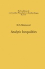 Cover: Analytic Inequalities - Springer