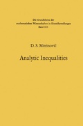 Cover: Analytic Inequalities - Springer