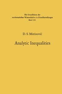 Enlarge image Cover: Analytic Inequalities - Springer