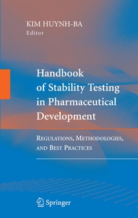 Enlarge image Cover: Handbook of Stability Testing in Pharmaceutical Development - Springer