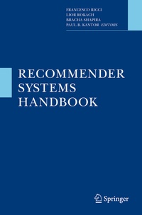 Enlarge image Cover: Recommender Systems Handbook - Springer