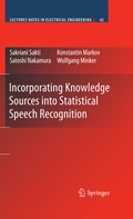 Cover: Incorporating Knowledge Sources into Statistical Speech Recognition - Springer