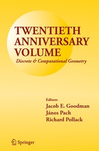 Abbildung von: Twentieth Anniversary Volume: Discrete & Computational Geometry - Springer
