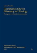 Cover: Hermeneutics between Philosophy and Theology - LIT